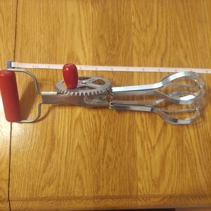 Red Handheld Egg Beater